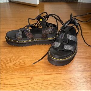 Dr. Martens Nartilla Sandals Holographic